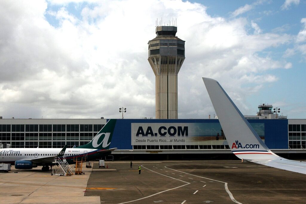 Luis Munoz Marin International Airport in San Juan, Puerto Rico